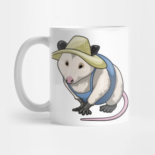 Opossum Farmer Hat Mug